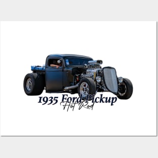 Customized 1935 Ford Pickup Hot Rod Posters and Art